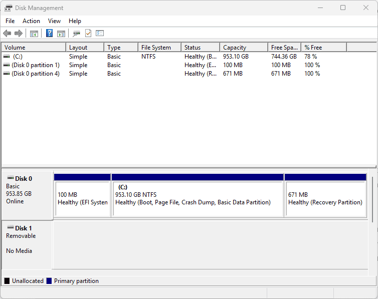 New SSD Not Showing Up in Disk Management 2 disk management drives