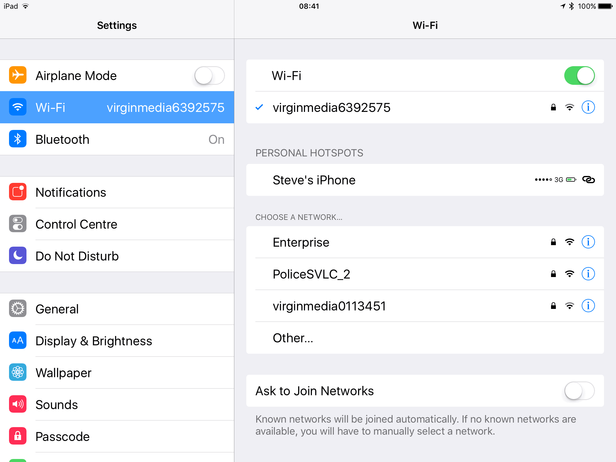 Change Wifi Network Quickly