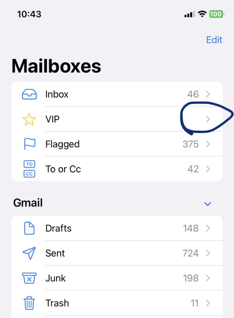 Turn On VIPs In Mail To Avoid Missing Important Messages