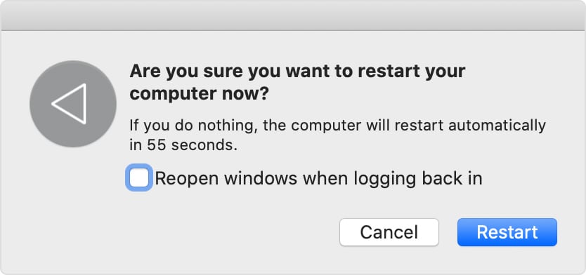 Tips for restarting your MacOS computer