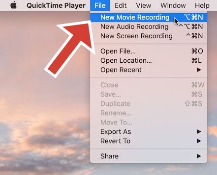 Mirror iPhone to Mac Using Quicktime