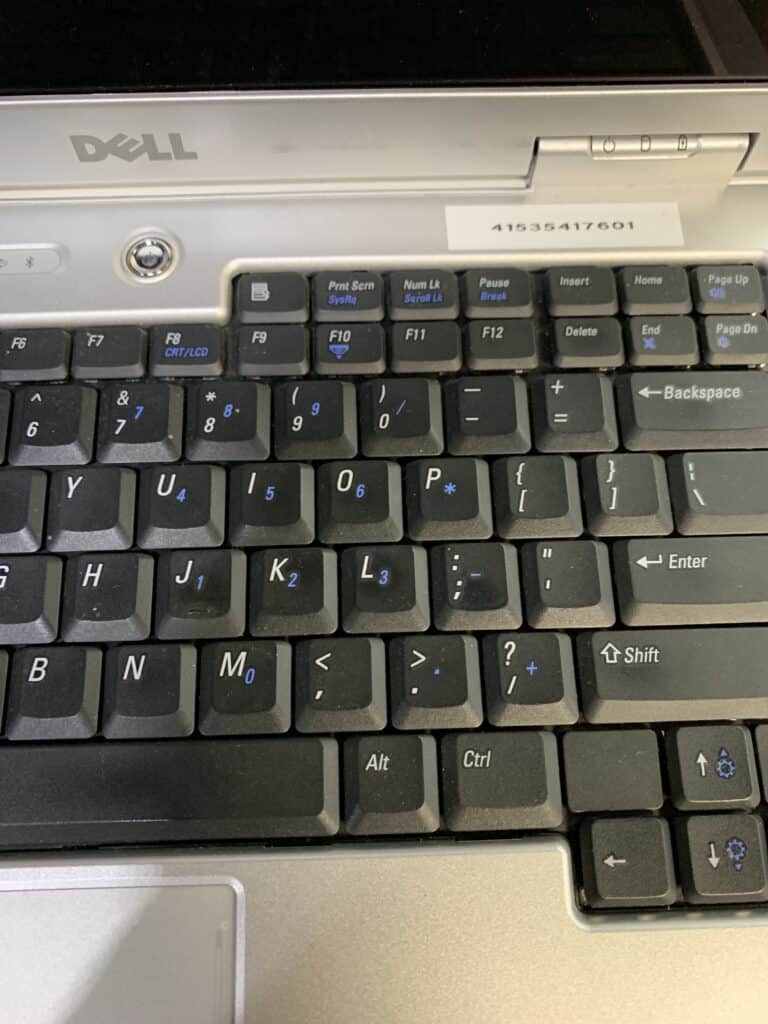 pause break button on older laptop