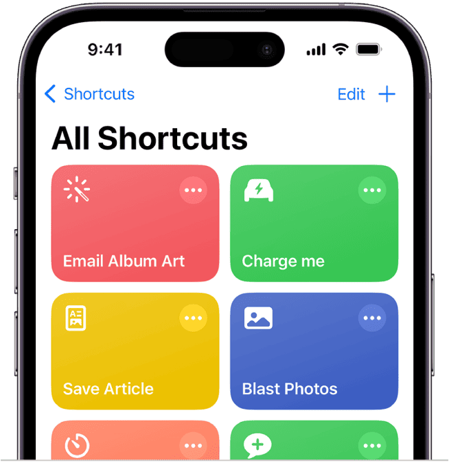 iPhone App Shortcuts