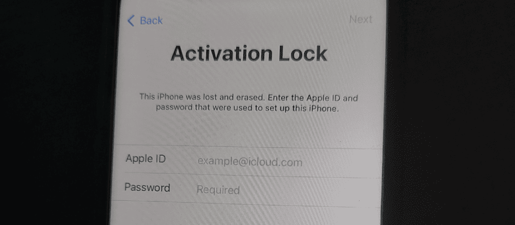Activation Locked iPhone