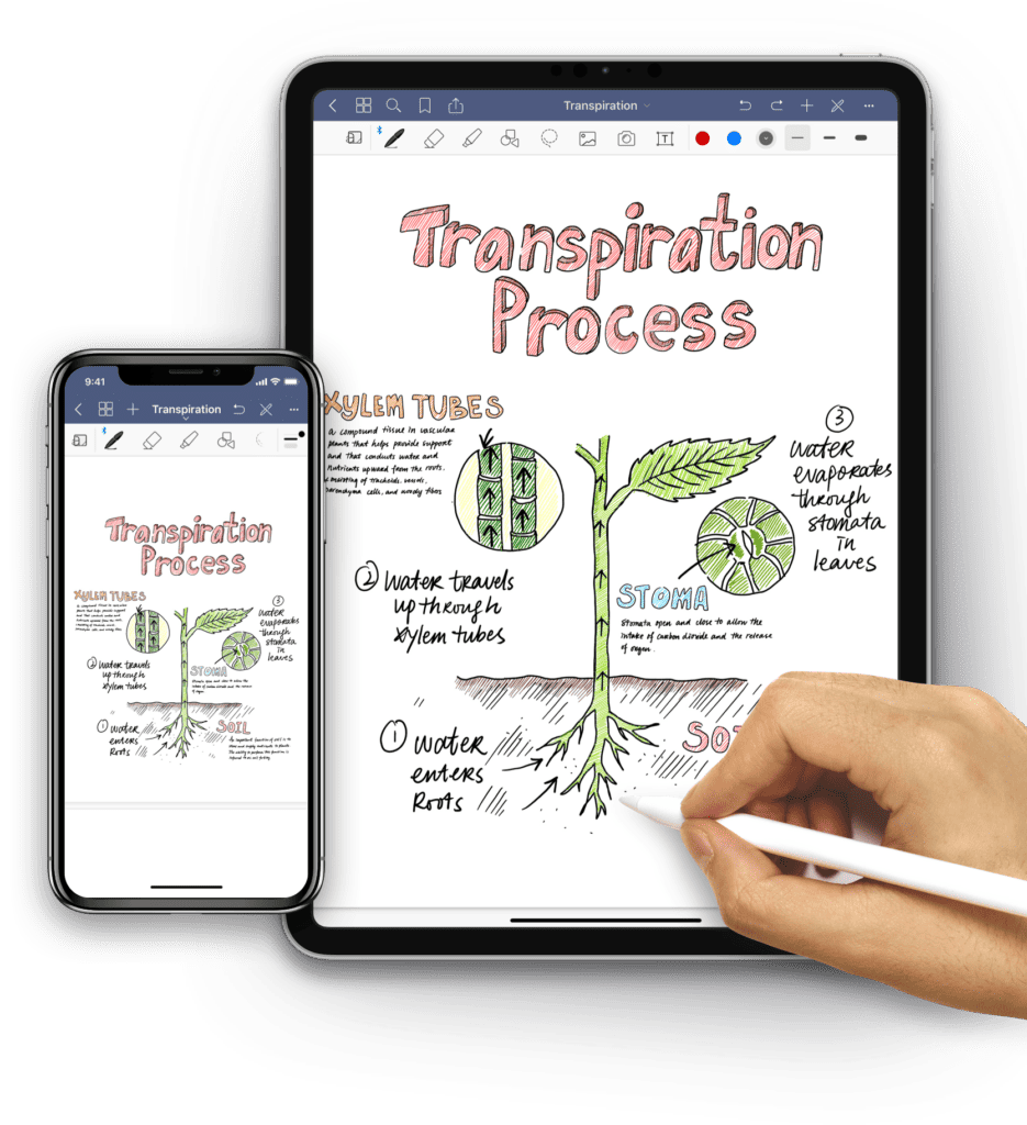 Digital Planning on iPad