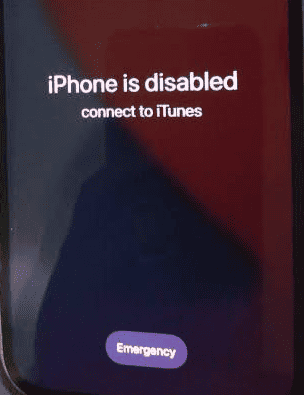 iPhone Is Disabled