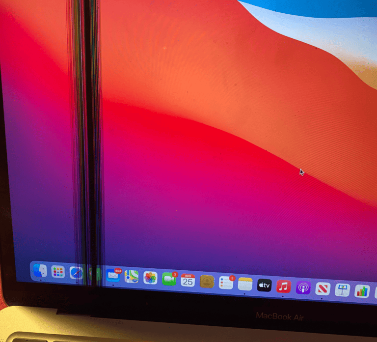 Why Is There a Line on My MacBook Screen?