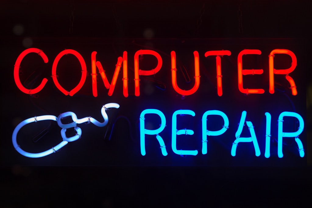 Computer Repair Sign