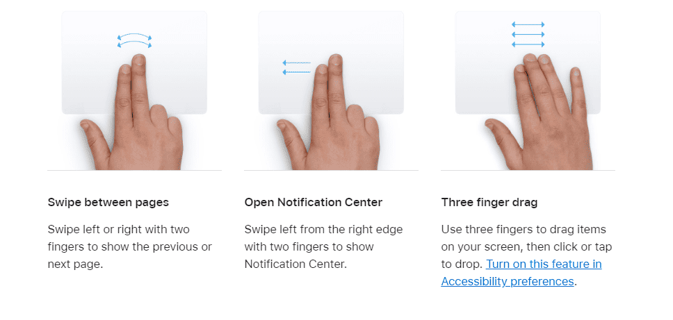 apple trackpad gestures 3