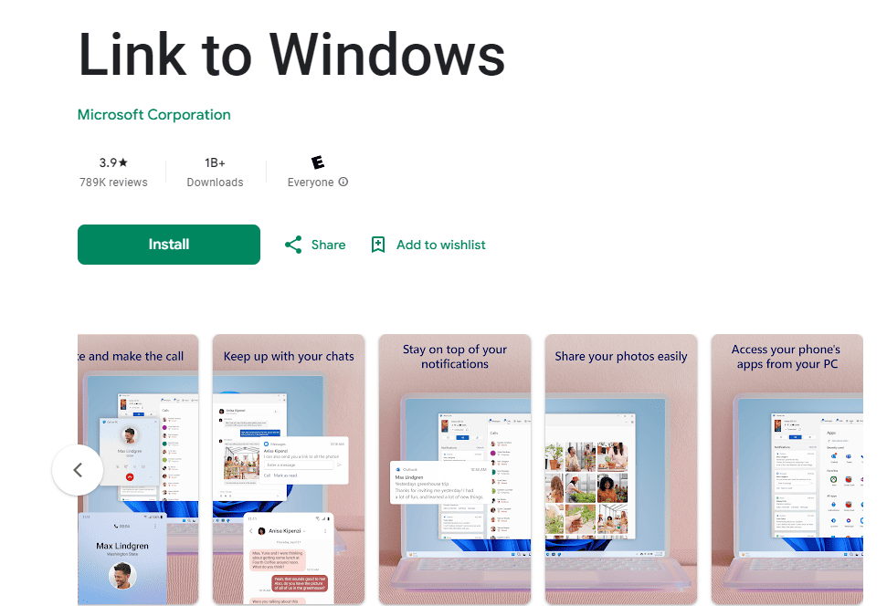 Link To Windows App