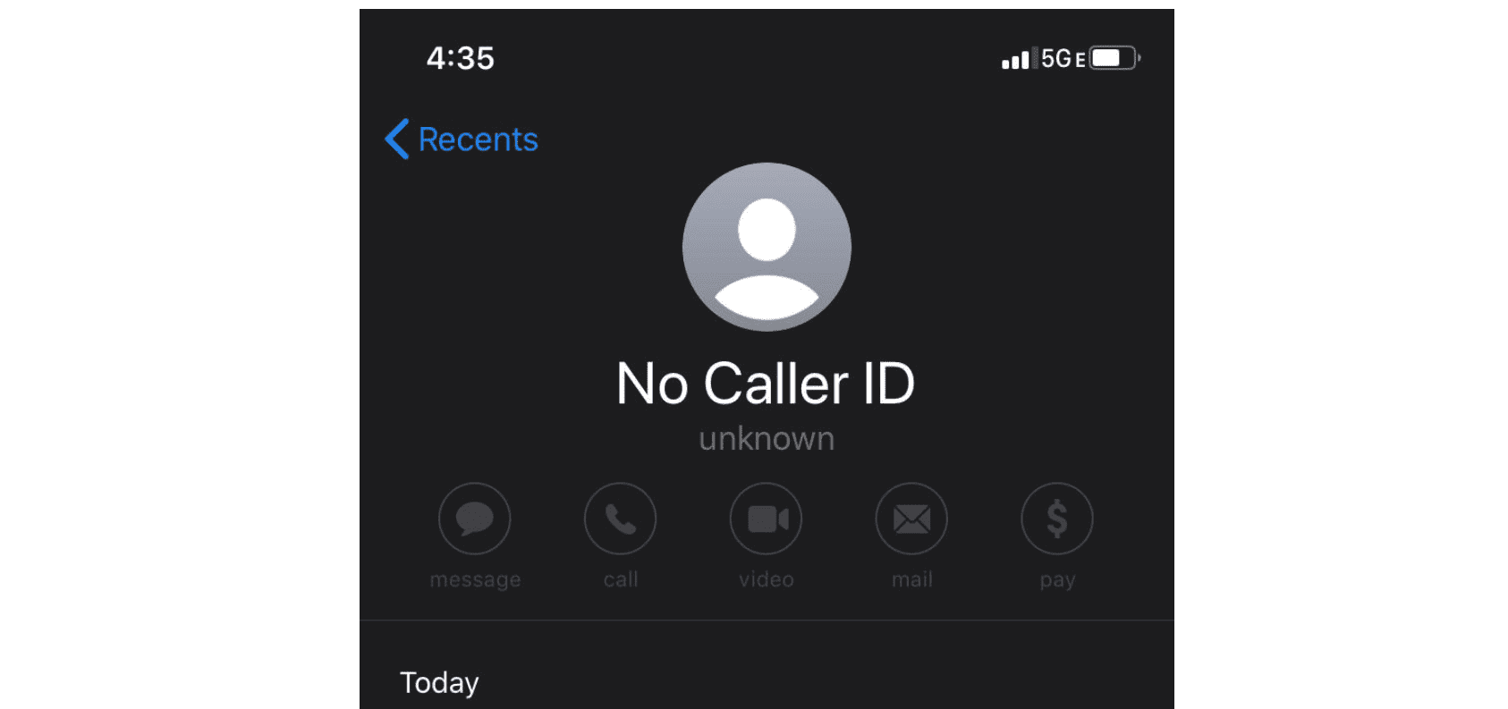 Block No Caller ID