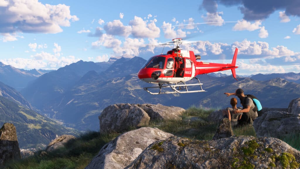 Microsoft Flight Simulator Helicopter Rescue