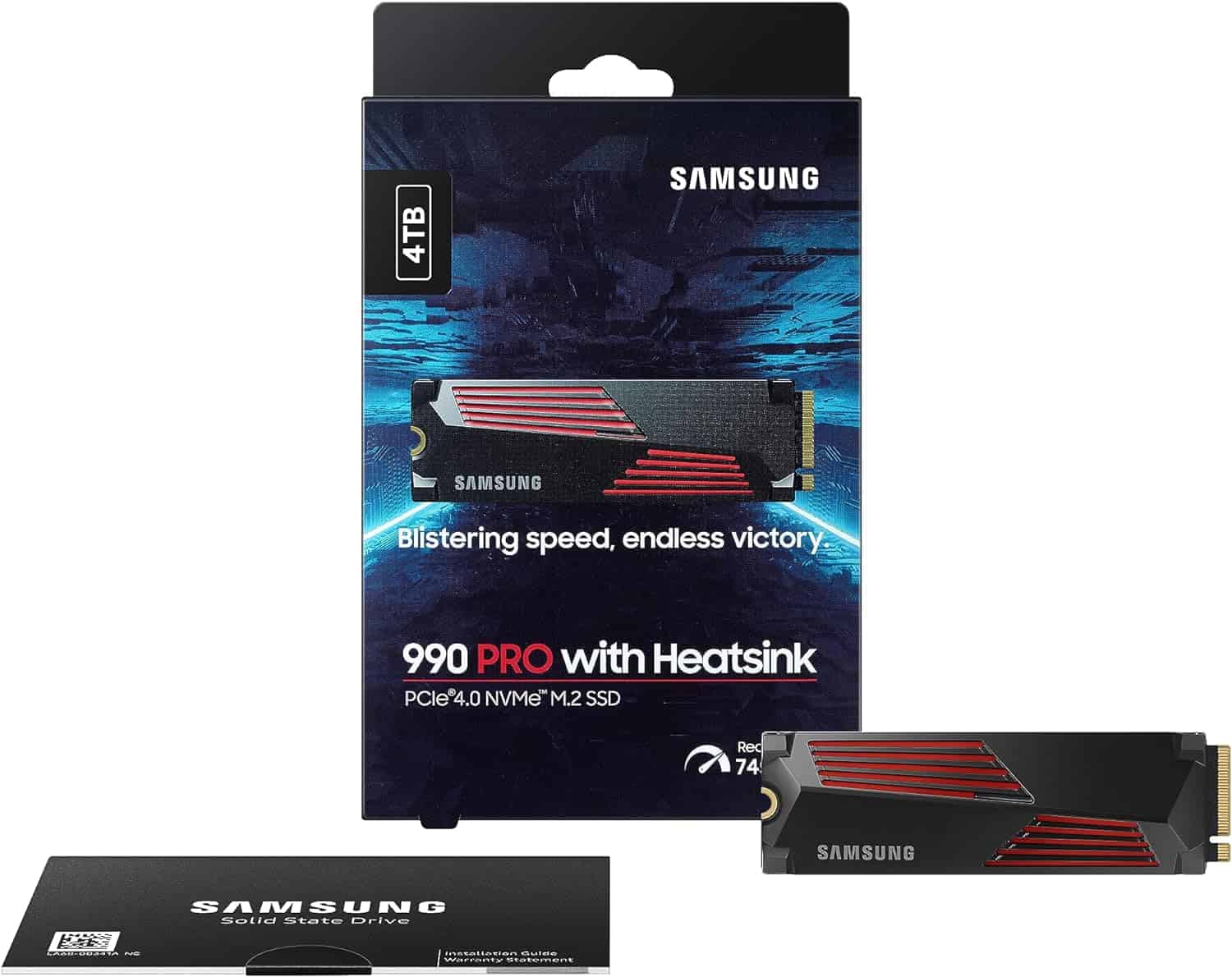 Samsung 990 Pro with Heatsink 4tb retail