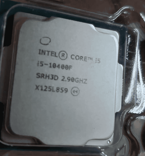 Intel i5-10400F 10th generation Core processor with 6 cores, 12 threads,  single core, and up to 4.3GHz boxed CPU