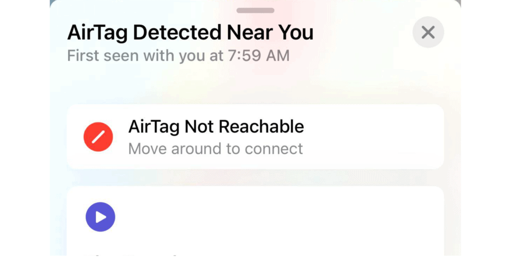 Airtag Detected Near You