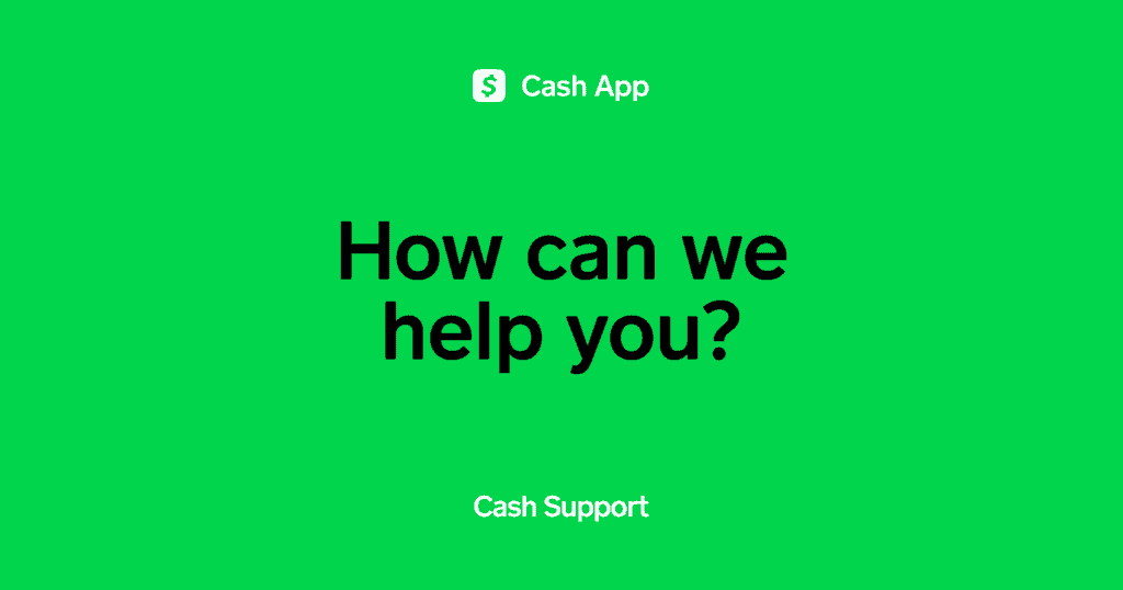 Cash App Help