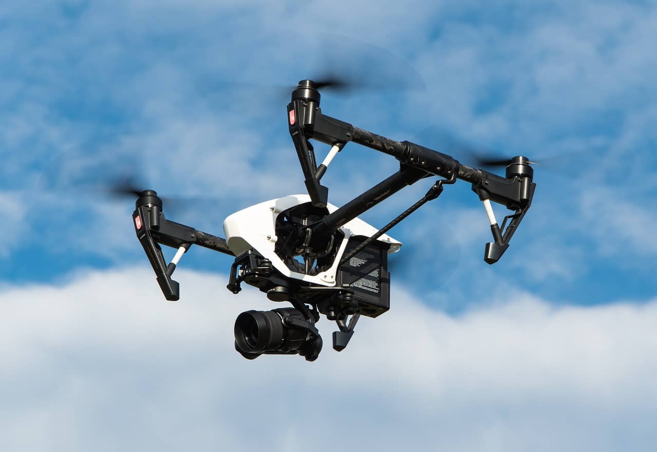drone, camera, flying