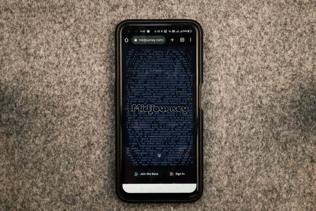 7 Best FREE AI Tools for Picture Generation (2025) 4 Midjourney AI produces a proprietary artificial intelligence. Man holding a smartphone iPhone