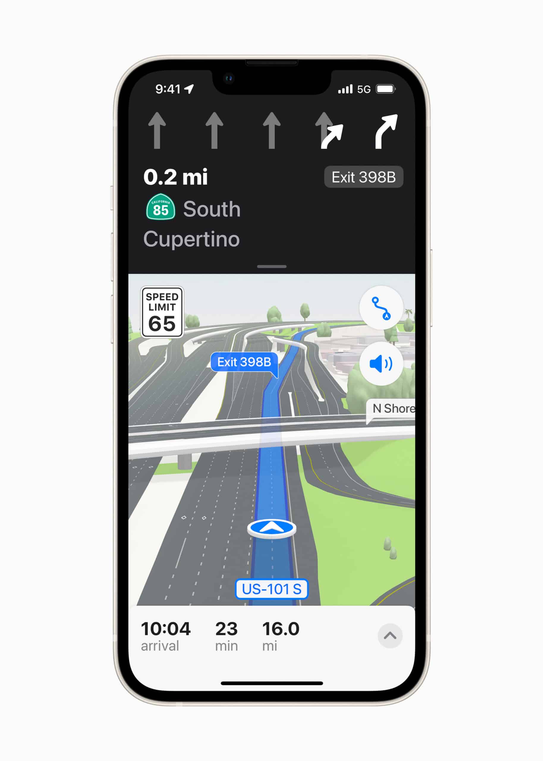 Apple Maps GPS with ETA