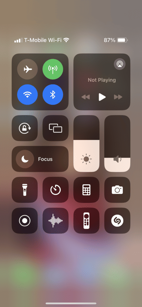 change wifi network step 1