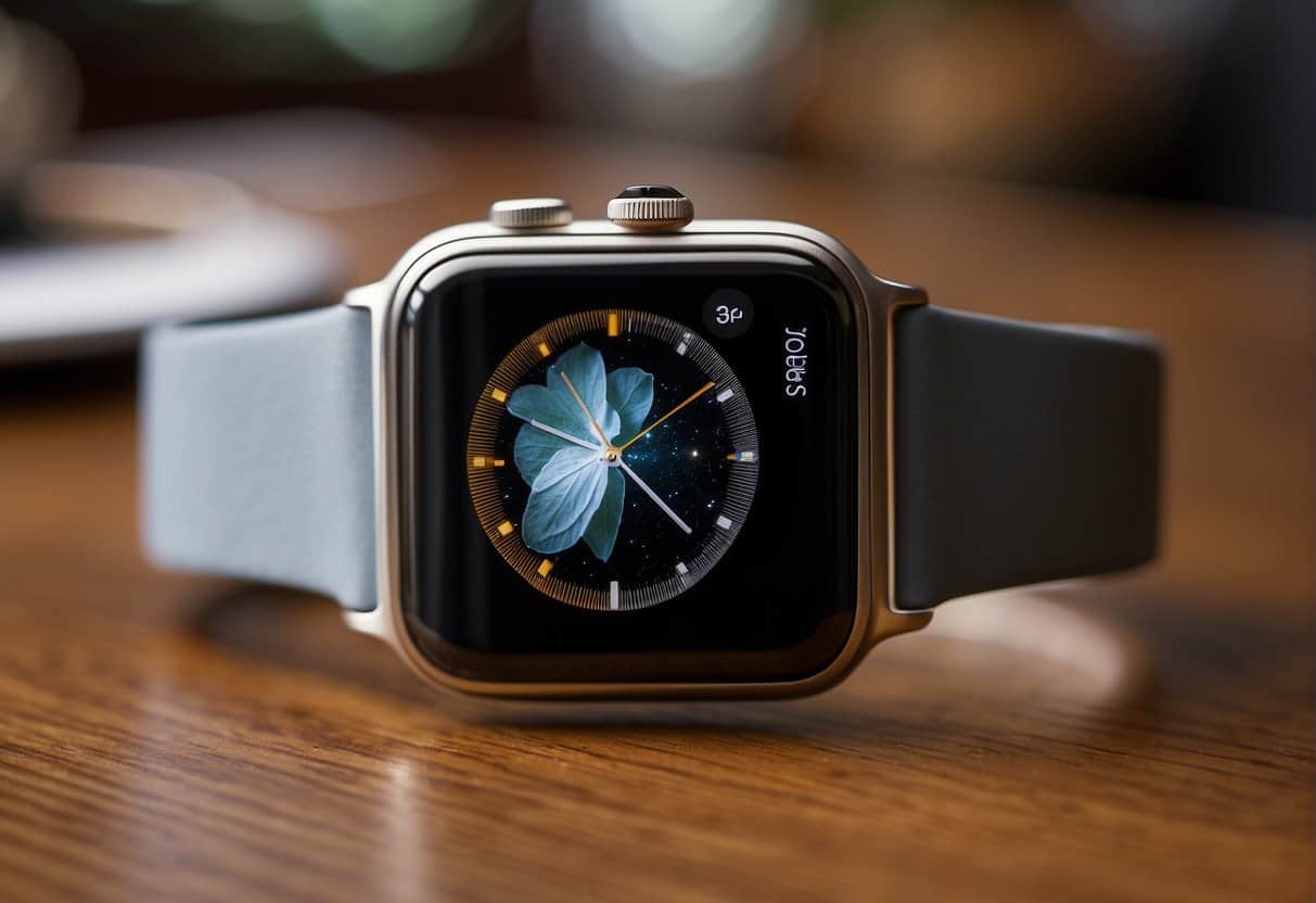 The Apple Watch displaying advanced features on a customizable screen