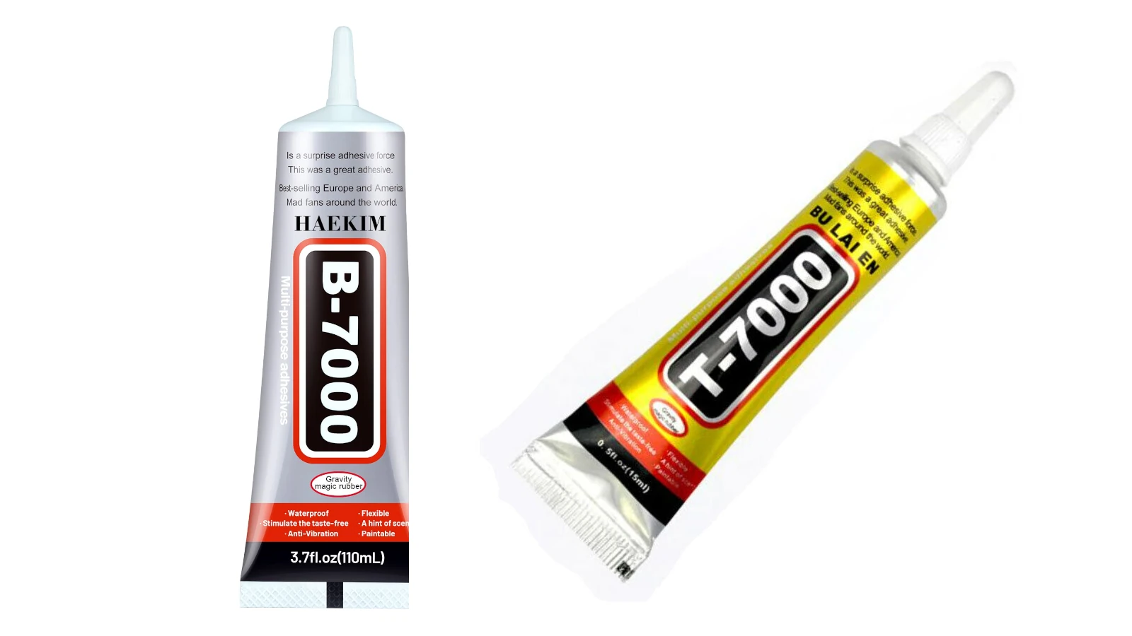 B-7000 vs T-7000 Adhesive