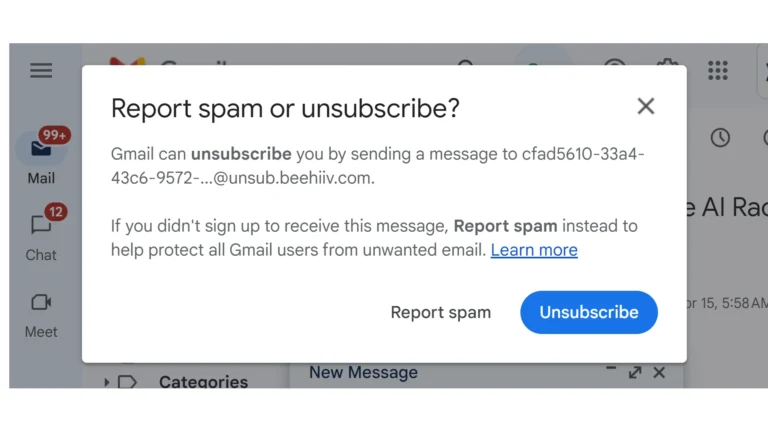 What Does the Report Spam Button on Gmail Do