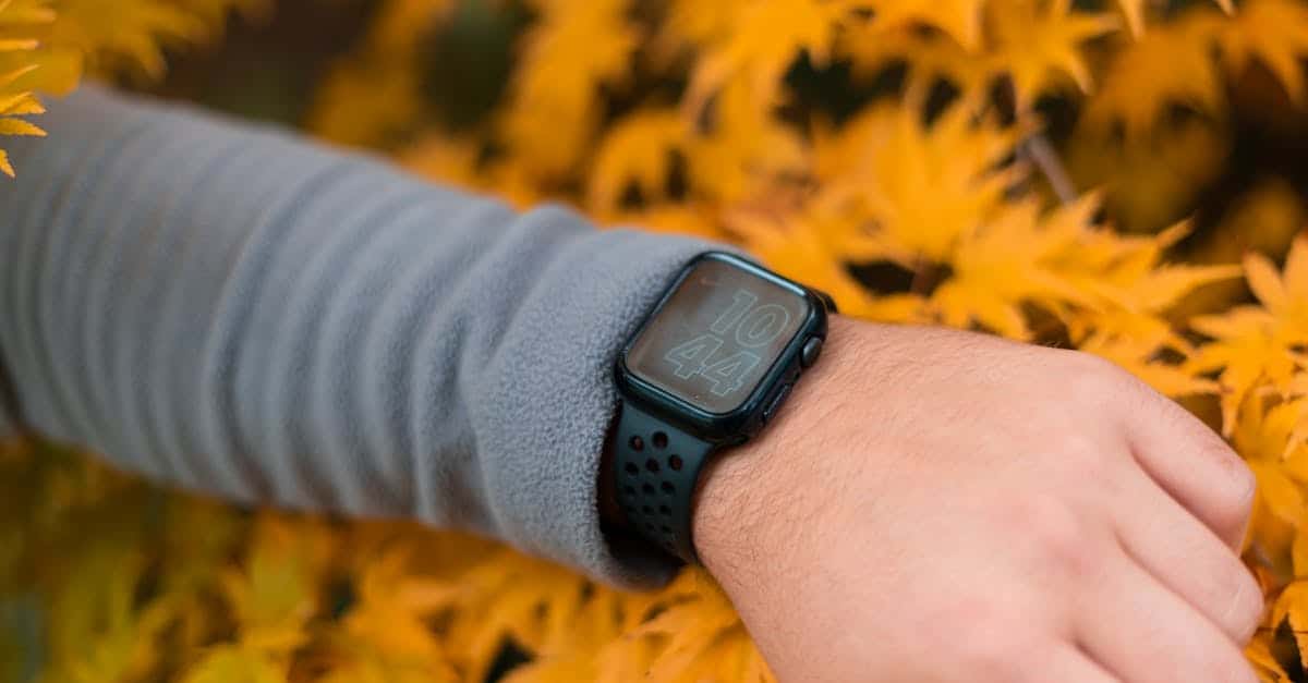 Person Wearing Black Smartwatch