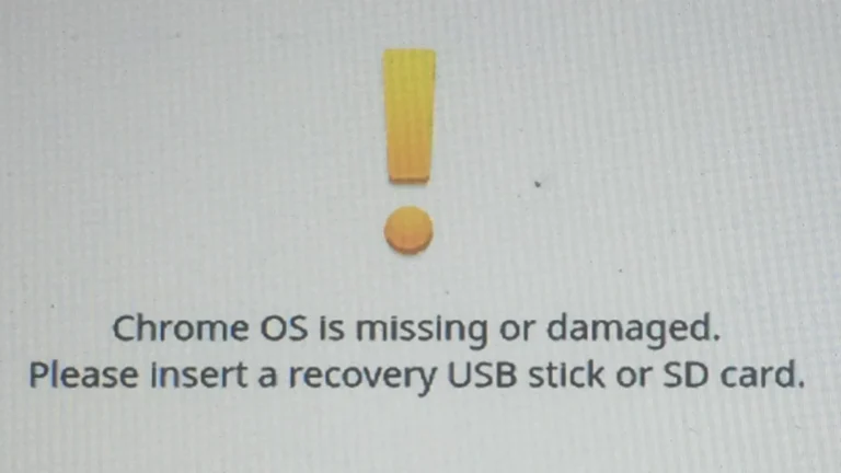 What to Do When Chromebook Says Chrome OS is Missing or Damaged 2 What to Do When Chromebook Says Chrome OS is Missing or Damaged