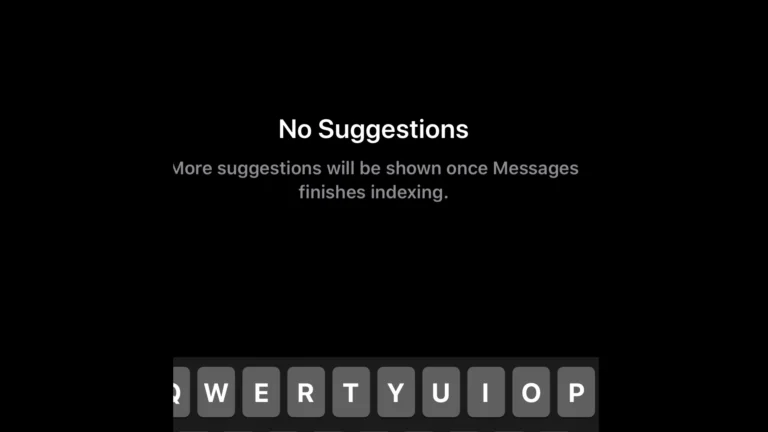 iPhone Stuck On A “Once Messages finishes indexing” Error