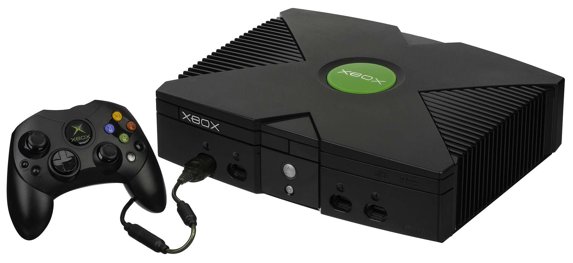 Amazon.com: Microsoft Original Xbox Console with Controller, Power Supply,  and AV Cable,Black : Video Games