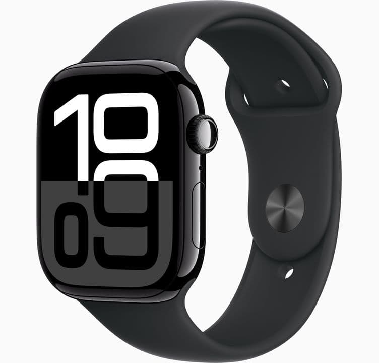 List of All the Apple Watch Generations 2 Apple Watch Series 10 GPS, 46mm Jet Black Aluminum Case with Black Sport Band - M/L