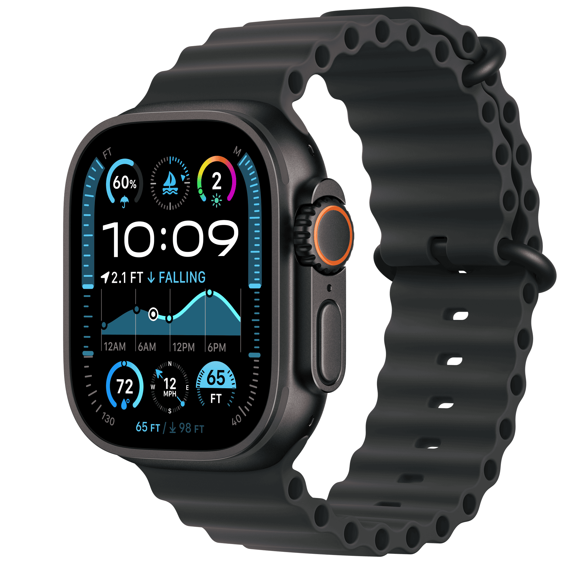 List of All the Apple Watch Generations 4 Buy Apple Watch Ultra 2 GPS + Cellular, 49mm Black Titanium Case with Black Ocean Band - Apple