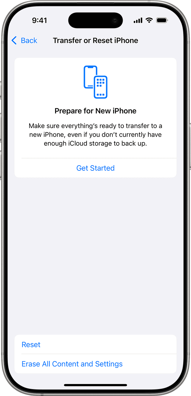 How to factory reset your iPhone, iPad, or iPod touch - Apple Support