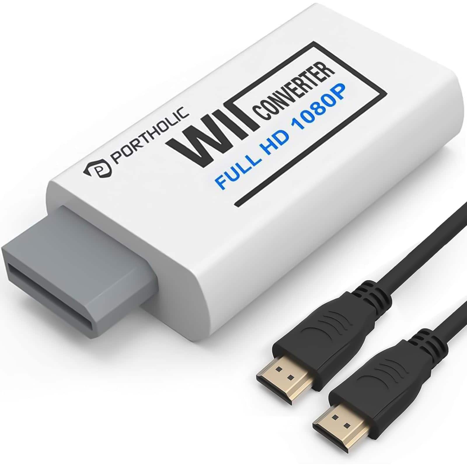 How to Hook Up a Wii to a Smart TV 2 Amazon.com: PORTHOLIC Wii to HDMI Converter 1080P for Full HD Device, Wii HDMI Adapter with 3,5mm Audio Jack&HDMI Output Compatible with Wii, Wii U, HDTV, Monitor-Supports All Wii Display Modes 720P, NTS :