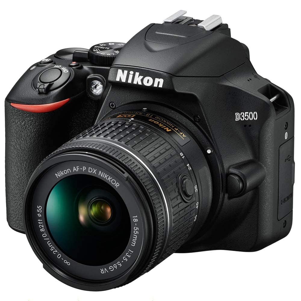 Amazon.com : Nikon D3500 24.2MP DSLR Camera with AF-P DX NIKKOR 18-55mm  f/3.5-5.6G VR Lens (1590B) – (Renewed) : Electronics