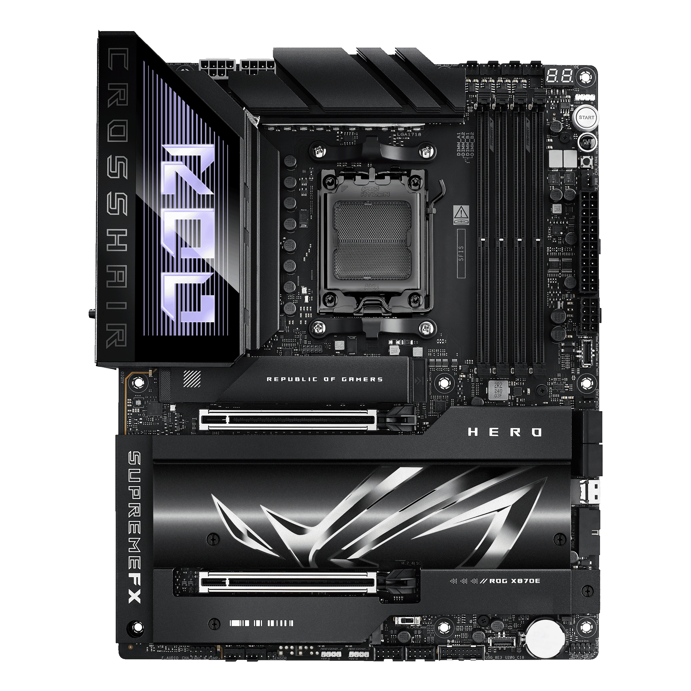 10 Best Motherboards for Gaming in 2025 10 ROG CROSSHAIR X870E HERO