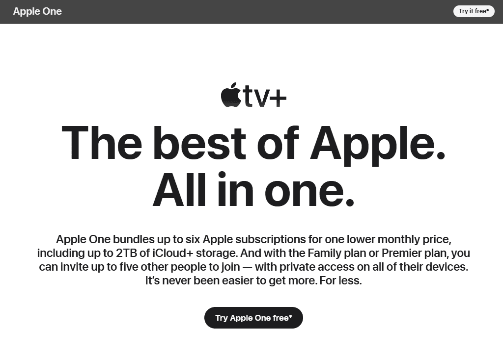 Apple One Pricing: Plans, Features, and Value Explained 2 apple one screenshot 1
