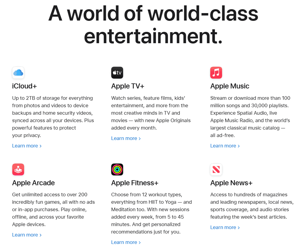 Apple One Pricing: Plans, Features, and Value Explained 4 apple one screenshot 2
