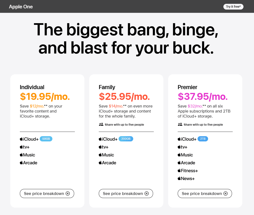 Apple One Pricing: Plans, Features, and Value Explained - GadgetMates