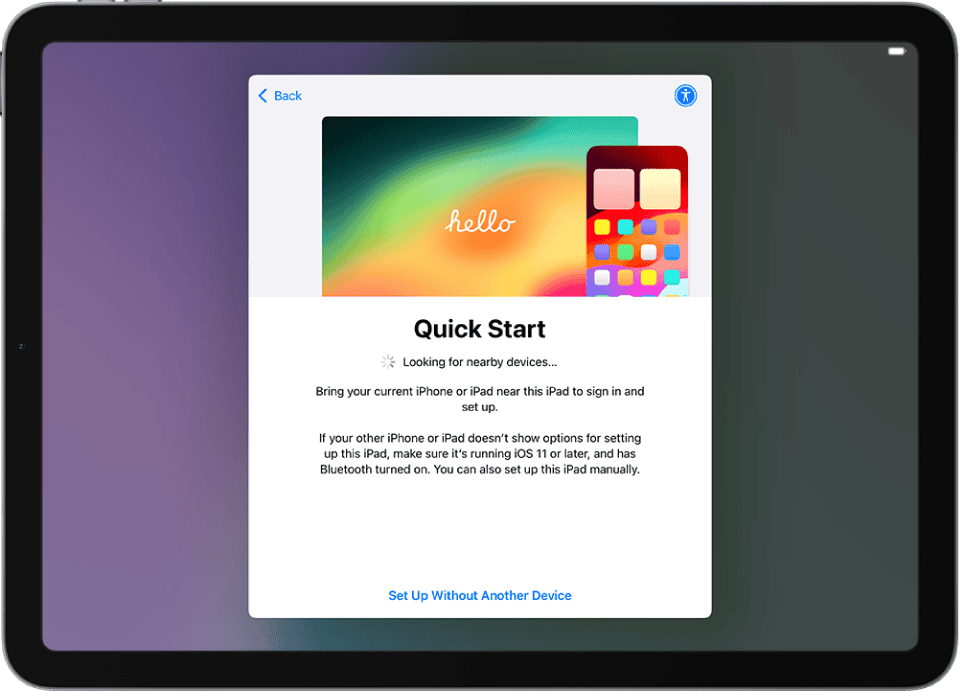 How to Transfer Data From An Old iPad to A new iPad 2 Setup basics - Apple Support
