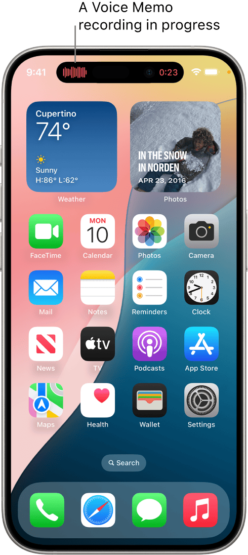 Apple's Dynamic Island iPhone Notification Interface Explained 2 Use the Dynamic Island on iPhone - Apple Support