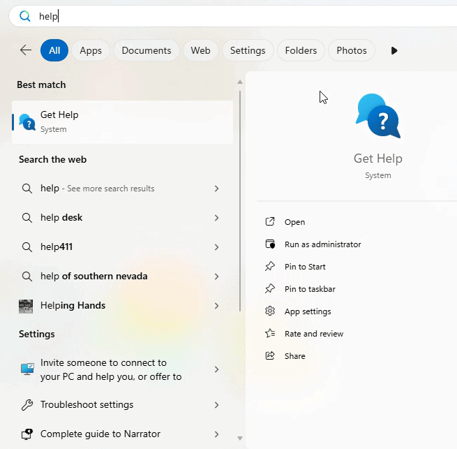 How to Get Help in Windows 2 windows help