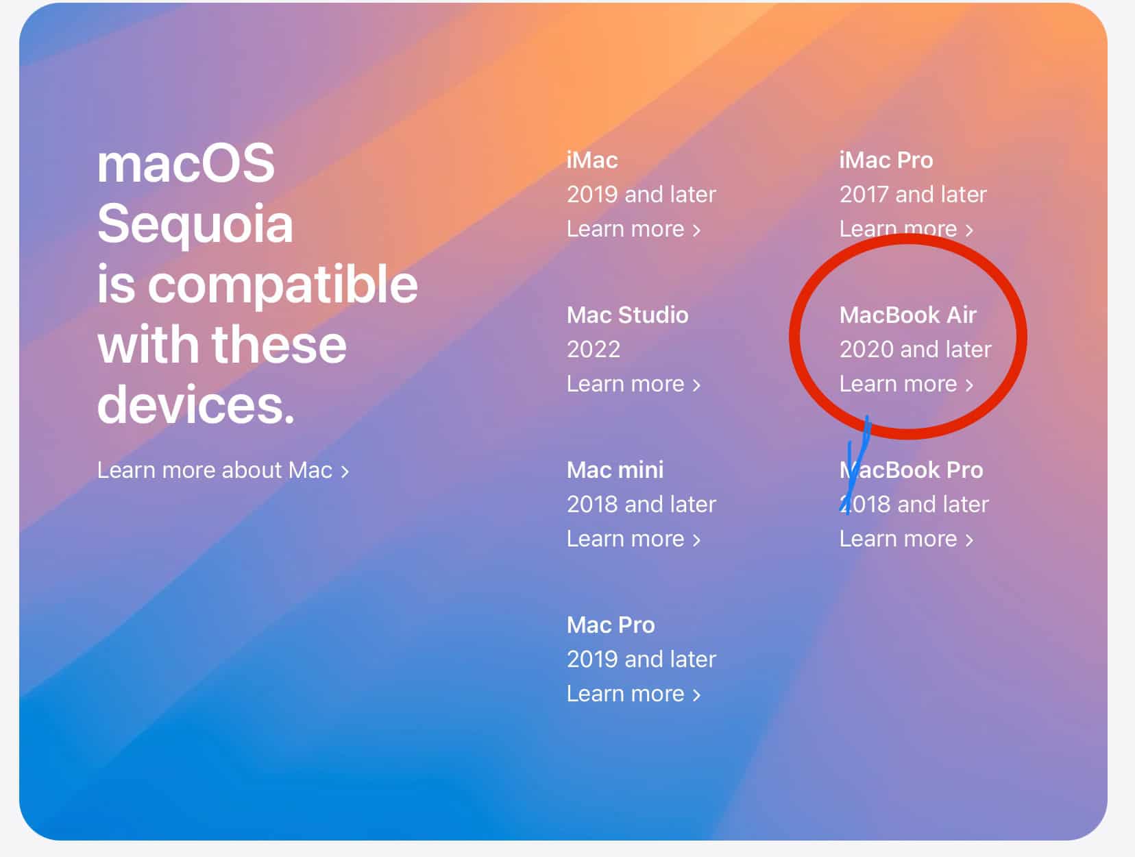 How to check compatibility of macOS Sequo… - Apple Community